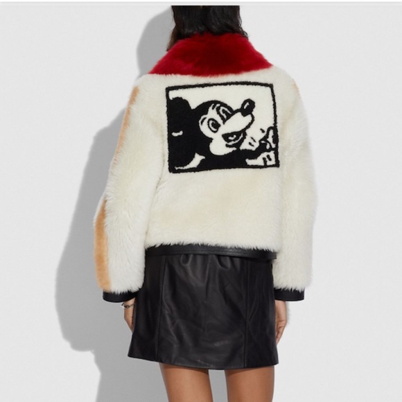 Disney Mickey Mouse X Keith Haring Shearling Jacket. Brand… - Picture 1 of 8